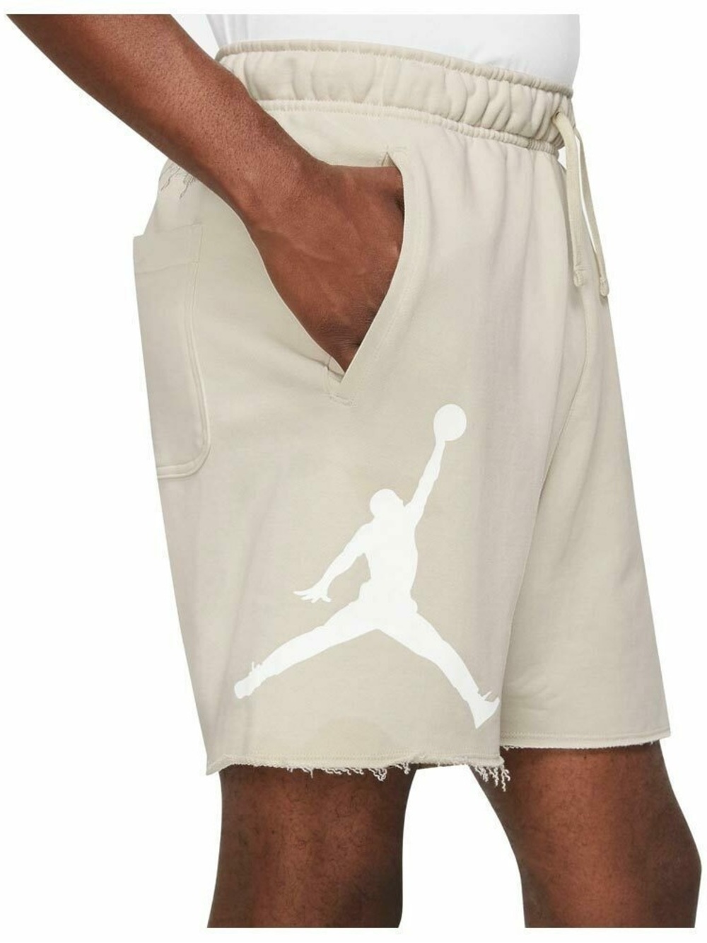 Nike Air Jordan Essential Fleece HBR Shorts in Tan - size XL